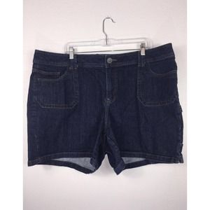 Jean Cargo Shorts Dark Wash 24